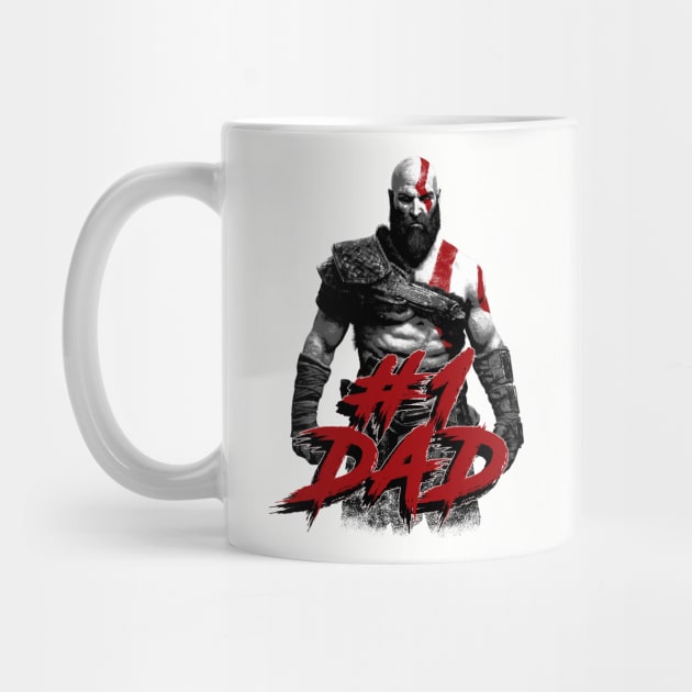 God of War - Kratos - Number 1 Dad by Dopamine Creative